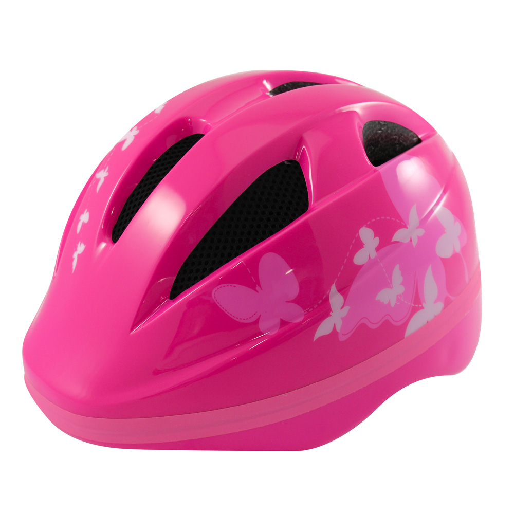 Casca bicicleta copii fete culoare roz marimea s (52-56cm)