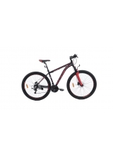 Bicicleta MTB Camp XC 200, roata 27.5", aluminiu, frana pe disc hidraulica, culoare rosu/negru, cadru 20"