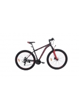 Bicicleta MTB Camp XC 200, roata 29", aluminiu, frana pe disc hidraulica, culoare rosu/negru, cadru 18"