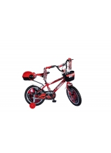 Bicicleta Copii Vision Jump Culoare Rosu/Negru Roata 16" Otel