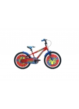 Bicicleta copii Belderia Spiderman, culoare rosu/albastru, roata 16", cadru din otel