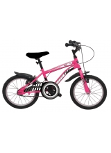 Bicicleta copii Tec Angel, culoare roz, roata 20", cadru din otel