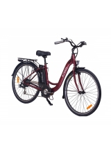 Bicicleta electrica E-Bike, ZT-13B, Li-Ion, roata 27.5", 250W, 36V, 10ah, Retro 2.0, culoare rosu