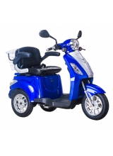 Tricicleta Electrica Z-Tech ZT-15 Albastru, cu Motor 900W, Acumulator 48V, 20Ah, Autonomie 50 Km, fara permis