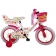 Bicicleta pentru copii Volare Ashley - Fete - 14 inch - Alb - 95 asamblat culoare Alb