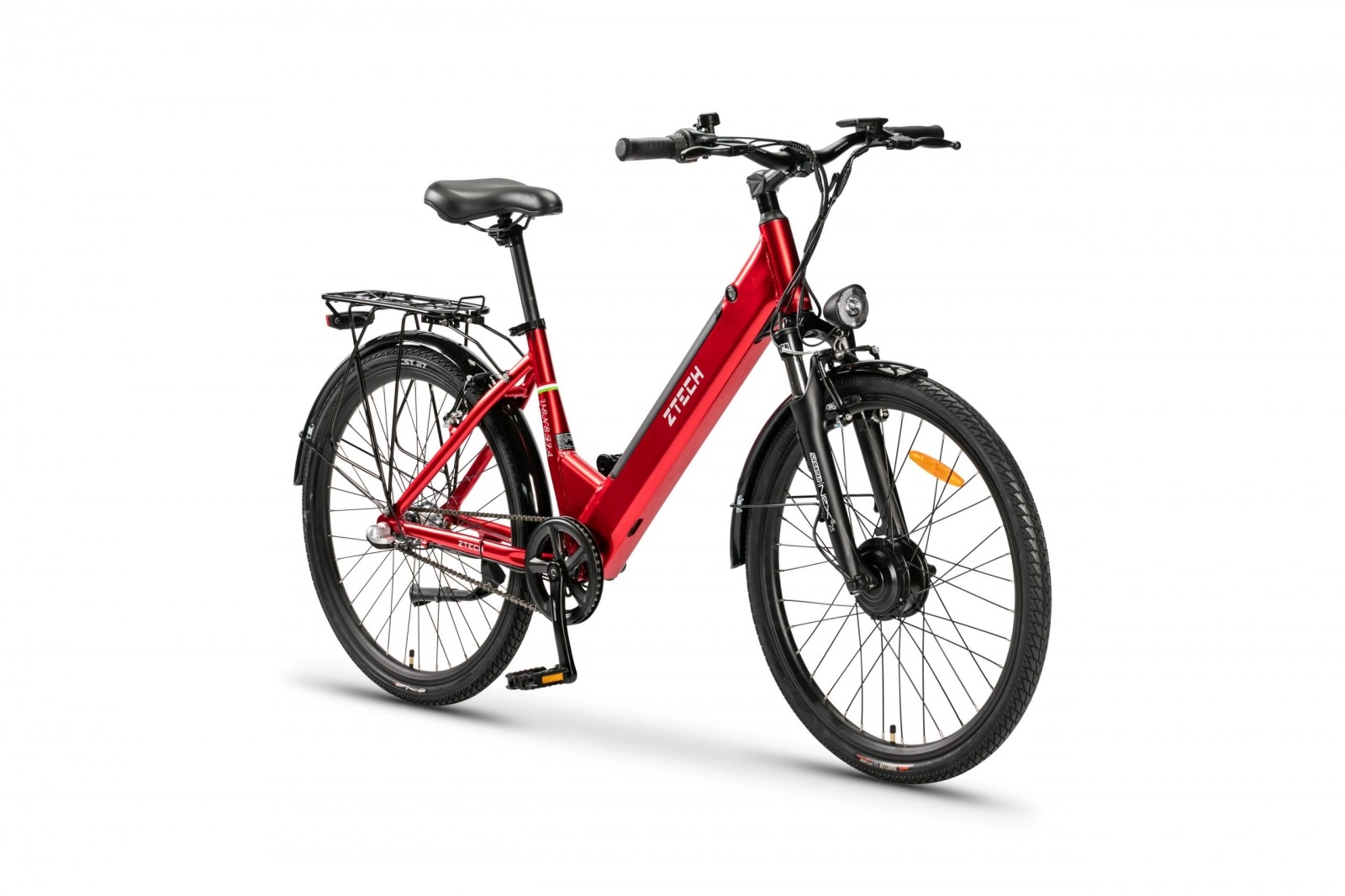 Bicicleta electrica e-bike Z-tech, zt-83 ,li-ion, roata 26, 250w, 36v, 12 ah, shimano nexus 3s , culoare rosu